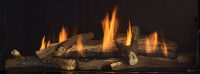 Regency City Series Gas Fireplace Glass Crystals Split Oak Log Set Regency City Series Gas Fireplace Glass Crystals Split Oak Log Set