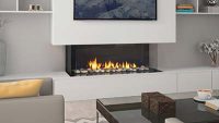 SF Bay 40 Regency Modern Gas Fireplace Feature