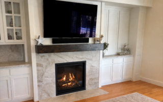 Walnut Creek Fireplace Remodel Custom Cabinetry