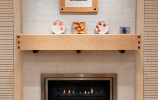 Walnut Creek Fireplace Remodel Tiled Fireplace