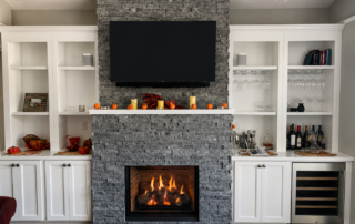 Fireplace With Custom Cabinetry 04