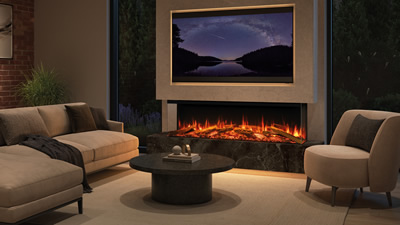 Electric Fireplace Avita EXA160 400x225