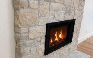 Stone Fireplace Remodel