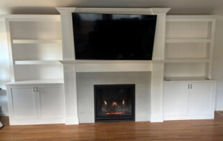 Walnut Creek Fireplace Custom Cabinetry